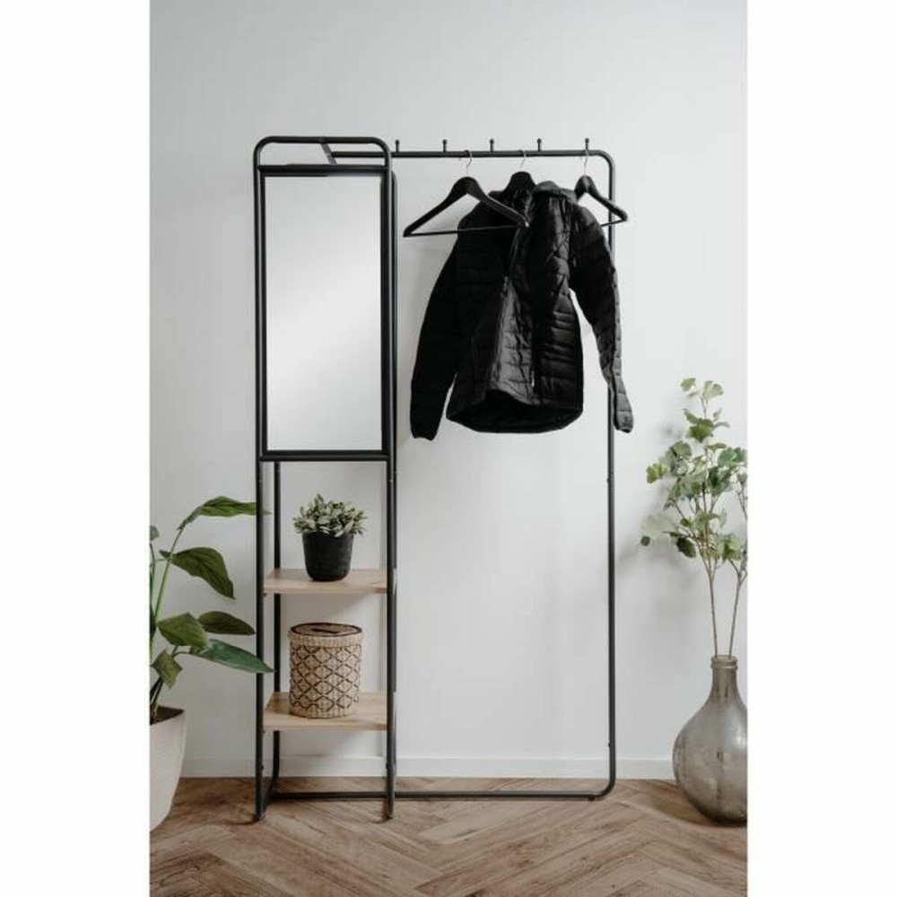 Eingangsbereich Schwarz 100 x 185 x 37 cm