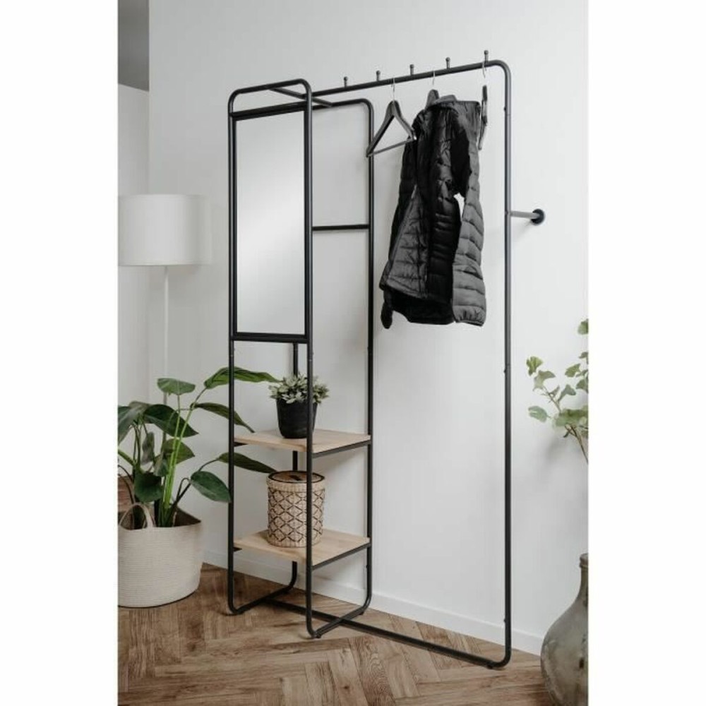Eingangsbereich Schwarz 100 x 185 x 37 cm