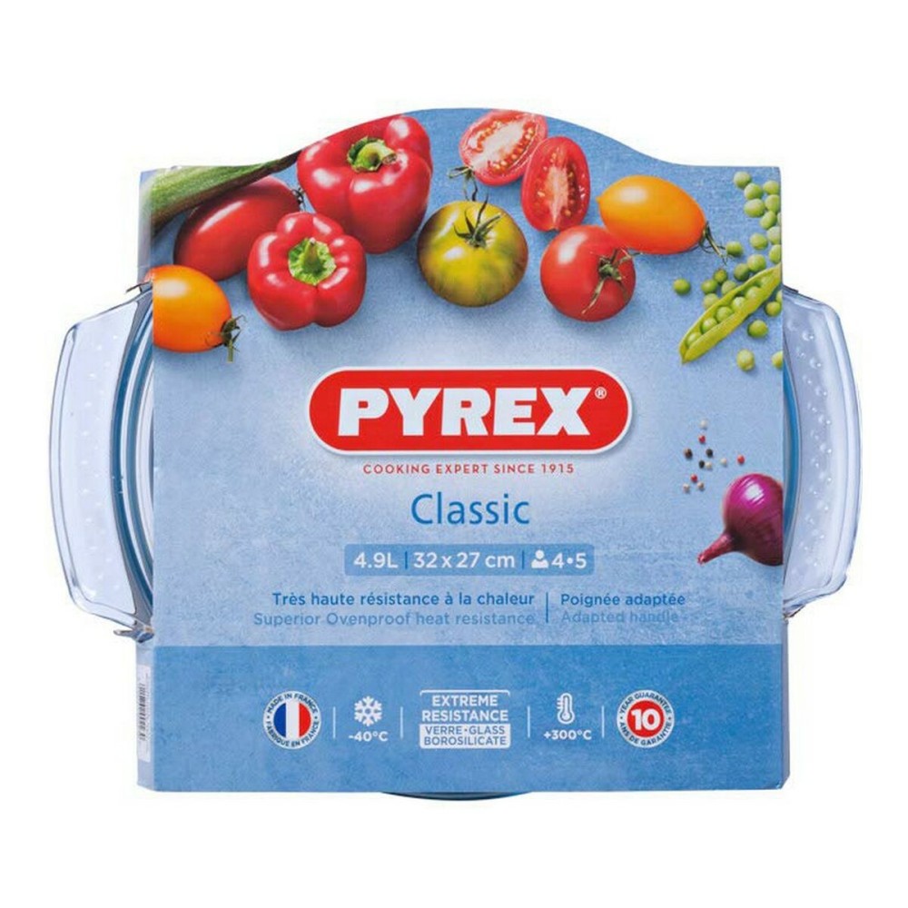 Casserole avec Couvercle en Verre Pyrex 118A000/5043 Transparent
