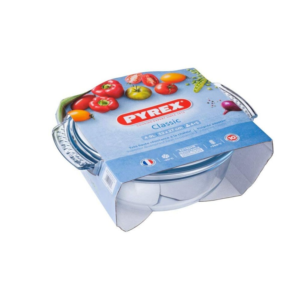 Kasserolle mit Glasabdeckung Pyrex 118A000/5043 Durchsichtig