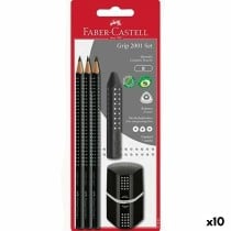 Bleistifte Set Faber-Castell Schwarz (5 Stück) (10 Stück)