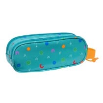 Zweifaches Mehrzweck-Etui CoComelon Back to class Hellblau (21 x 8 x 6 cm)