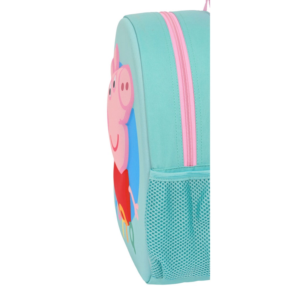 Schulrucksack Peppa Pig türkis