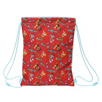 Sac à dos serré par des ficelles The Paw Patrol Funday Rouge Bleu clair (26 x 34 x 1 cm)