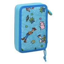 Trousse Scolaire avec Accessoires Toy Story Ready to play Bleu 12.5 x 19.5 x 4 cm (28 Pièces)