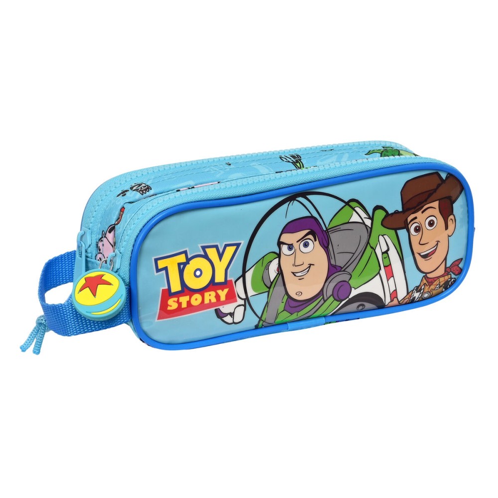 Double Carry-all Toy Story Ready to play Light Blue (21 x 8 x 6 cm)