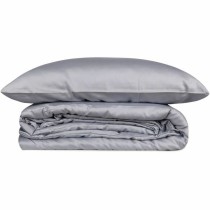 Bettbezug-Set Grau 220 x 240 cm