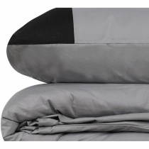 Bettbezug-Set Grau 220 x 240 cm