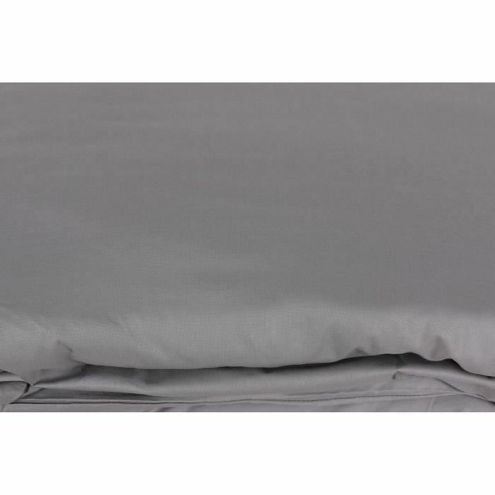 Bettbezug-Set Grau 220 x 240 cm