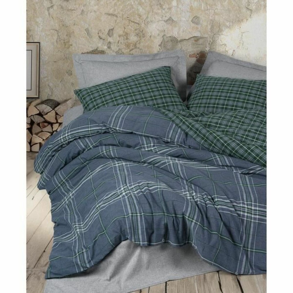 Bettbezug-Set Blau 220 x 240 cm