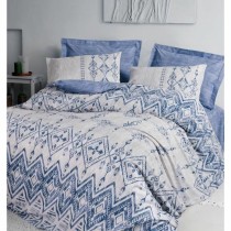 Bettbezug-Set Blau 220 x 240 cm