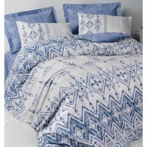 Bettbezug-Set Blau 220 x 240 cm