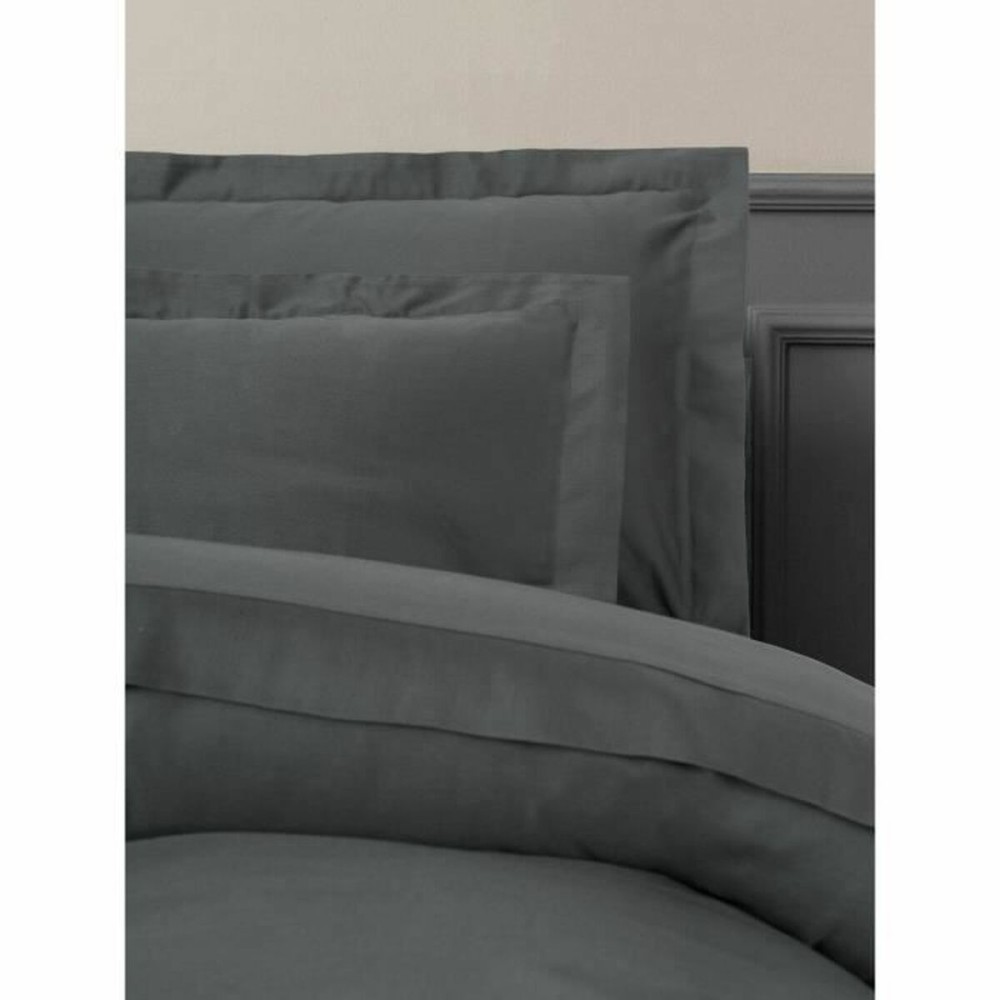 Bettbezug-Set Grau 220 x 240 cm
