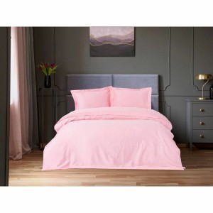 Bettbezug-Set Rosa 220 x 240 cm