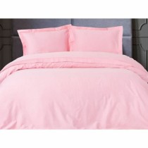 Bettbezug-Set Rosa 220 x 240 cm
