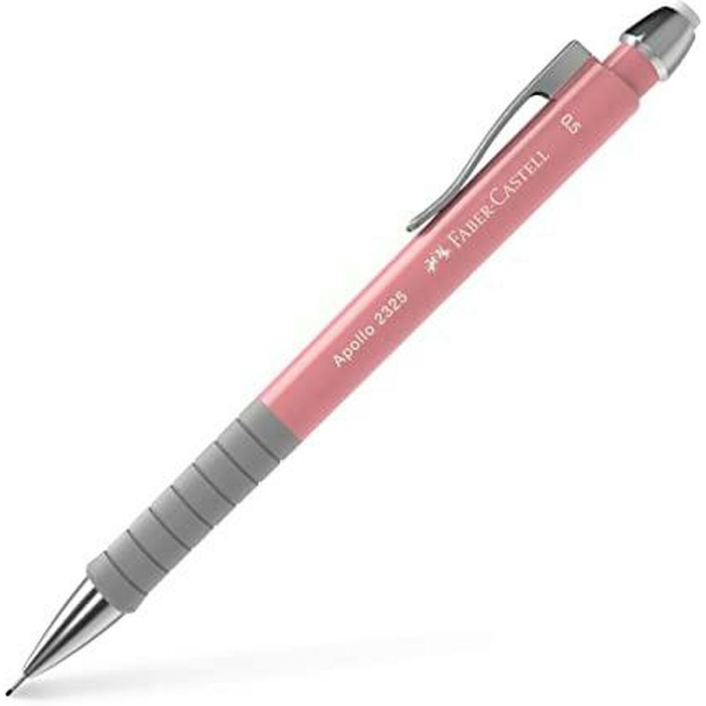 Pencil Lead Holder Faber-Castell Apollo 2325 Pink 0,5 mm (5 Units)