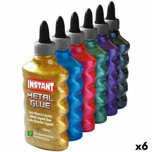 Sekundenkleber INSTANT Metal Glue 180 ml 6 Stücke Bunt