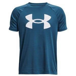 T shirt à manches courtes Enfant Under Armour Big Logo Bleu