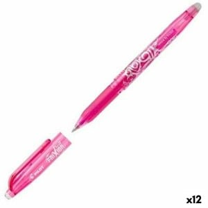 stylo à encre liquide Pilot Frixion Point Encre effaçable Rose (12 Unités)