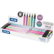 Pencil with Eraser Milan Sunset Circular HB (24 Units)