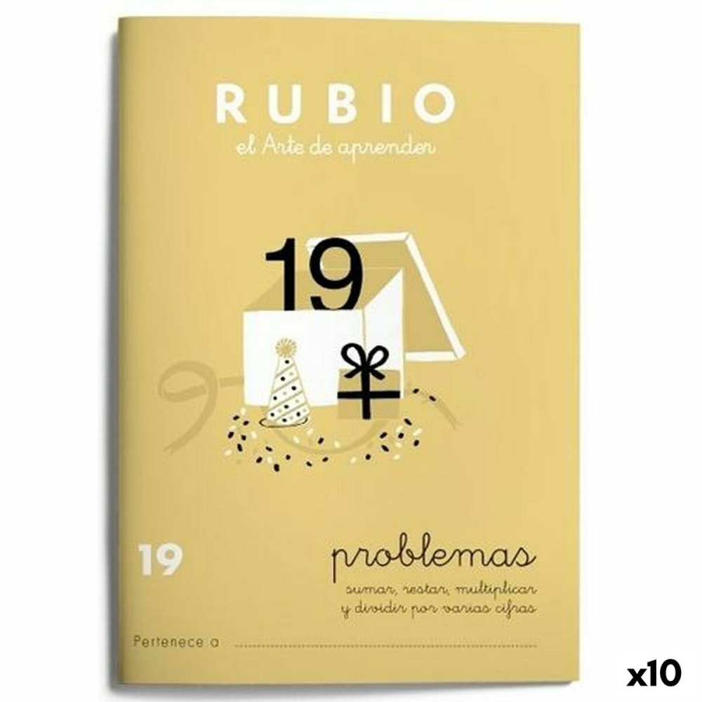 Mathematik-Heft Rubio Nº19 A5 Spanisch 20 Blatt (10 Stück)