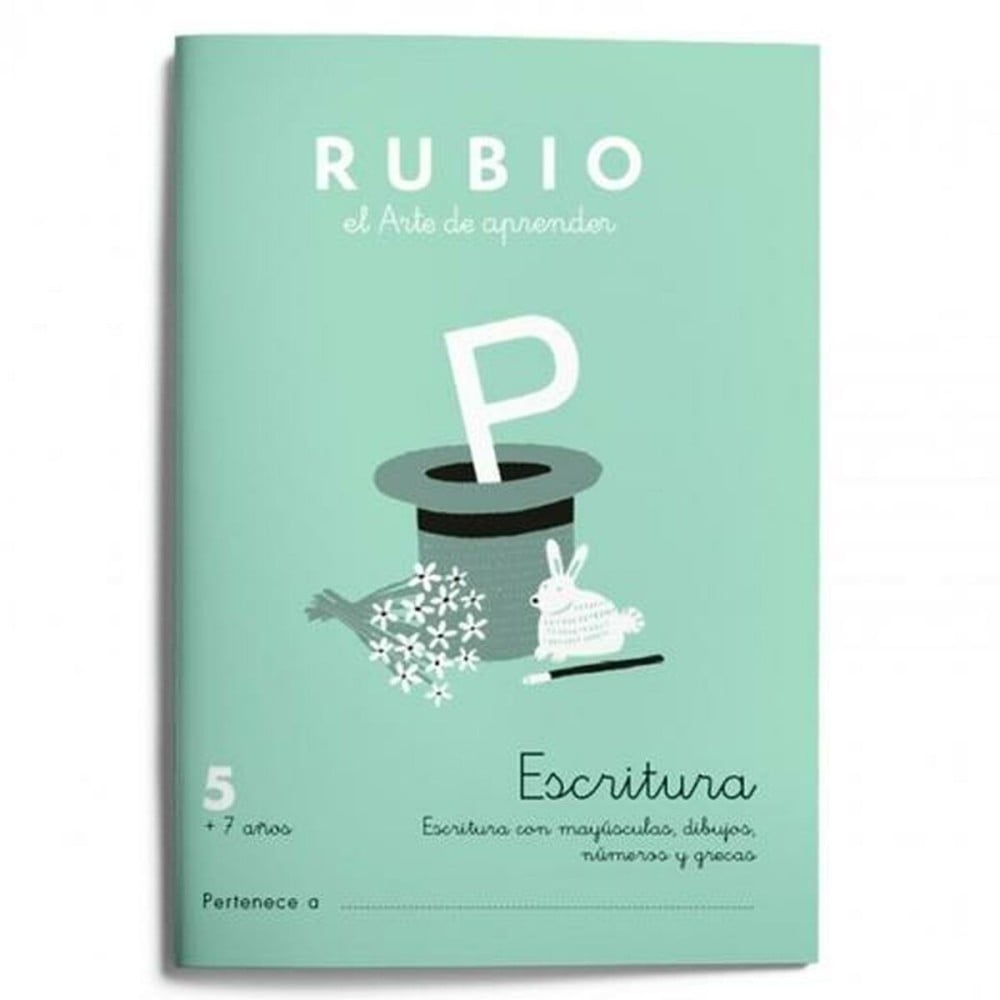 Writing and calligraphy notebook Rubio Nº05 A5 Spanish 20 Sheets (10 Units)