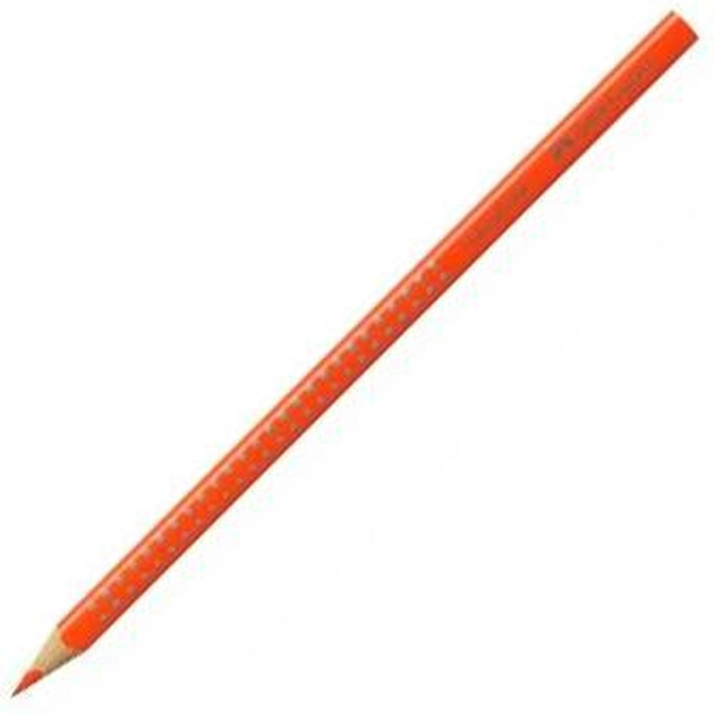 Crayons de couleur Faber-Castell Colour Grip Orange Foncé (12 Unités)