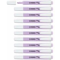 Fluorescent Marker Set Stabilo Swing Cool Violet 10 Pieces