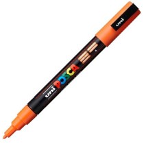 Marqueur POSCA PC-3M Orange (6 Unités)