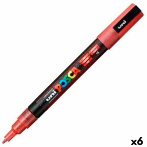 Marker POSCA PC-3ML Rot (6 Stück)