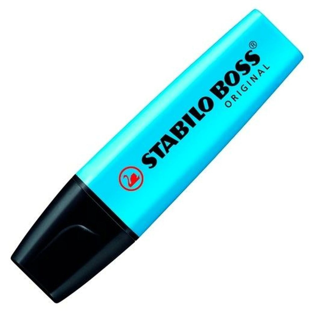 Marqueur fluorescent Stabilo Boss Bleu (10 Unités) (1 Unités)