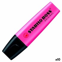 Marqueur fluorescent Stabilo Boss Rose 10 Pièces (10 Unités)