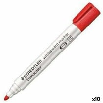 Filzstifte Staedtler Lumocolor 351-2 Weißes Brett Weiß Rot (10 Stück) (1 Stück)