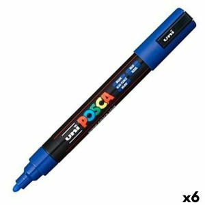 Filzstifte POSCA PC-5M Blau (6 Stück)