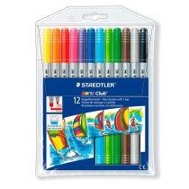 Marker-Set Staedtler Noris Club Zweifachem Ende Bunt (10 Stück)