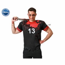 Costume for Adults Black Bloody Rugby (1 Piece)