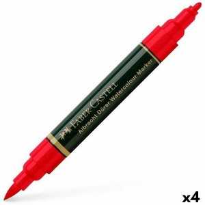 Filzstifte Faber-Castell Durer Rot (4 Stücke) (4 Stück) (121 Stücke)