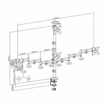 Support de TV Aisens DT27TSR-379 13"