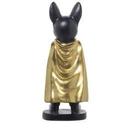 Figurine Décorative Alexandra House Living Noir Doré Plastique Lunettes Chien 12 x 15 x 32 cm