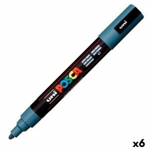 Filzstifte POSCA PC-5M Dunkelgrau (6 Stück)