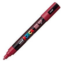 Felt-tip pens POSCA PC-5M Maroon (6 Units)