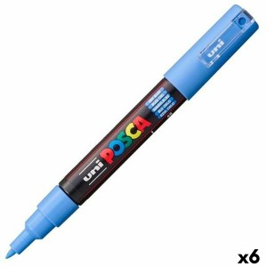 Filzstifte POSCA PC-1M Himmelsblau (6 Stück)