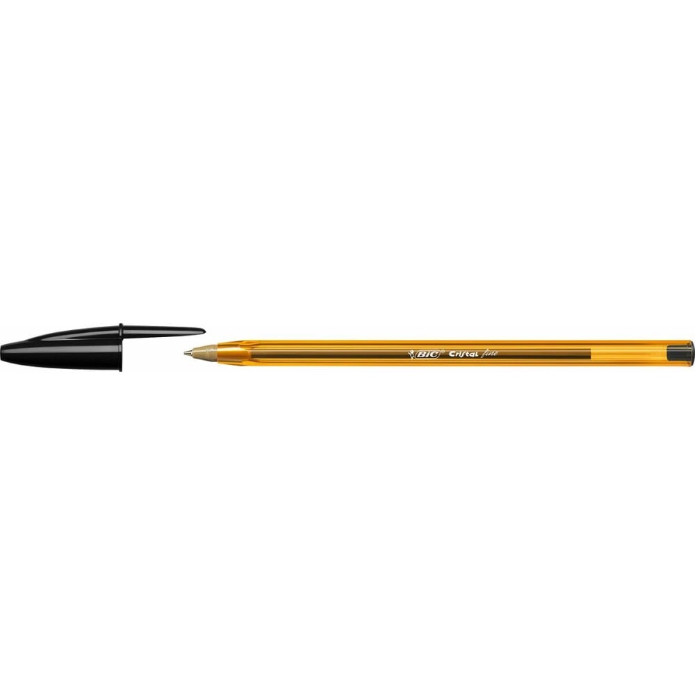 Crayon Bic Cristal Fine Noir 0,3 mm 50 Pièces