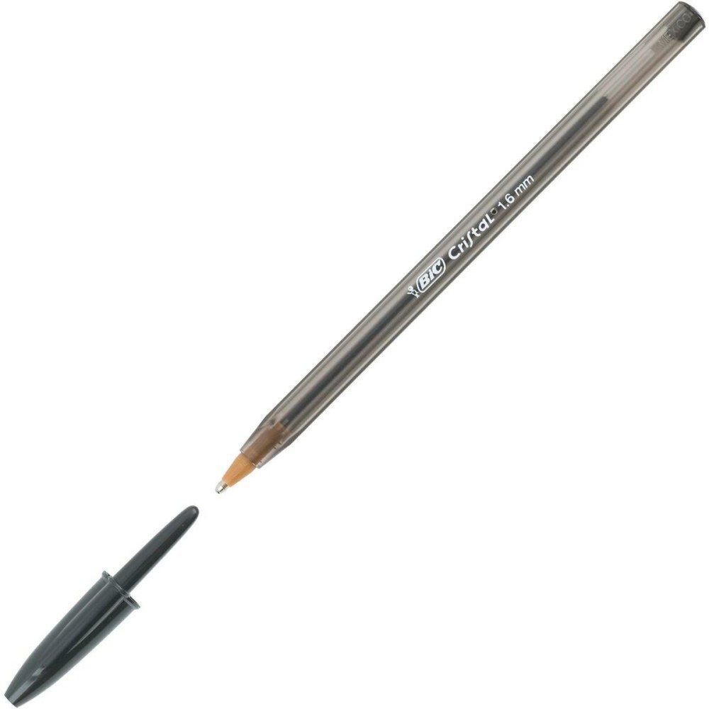 Crayon Bic Cristal Large Noir 0,42 mm 50 Pièces