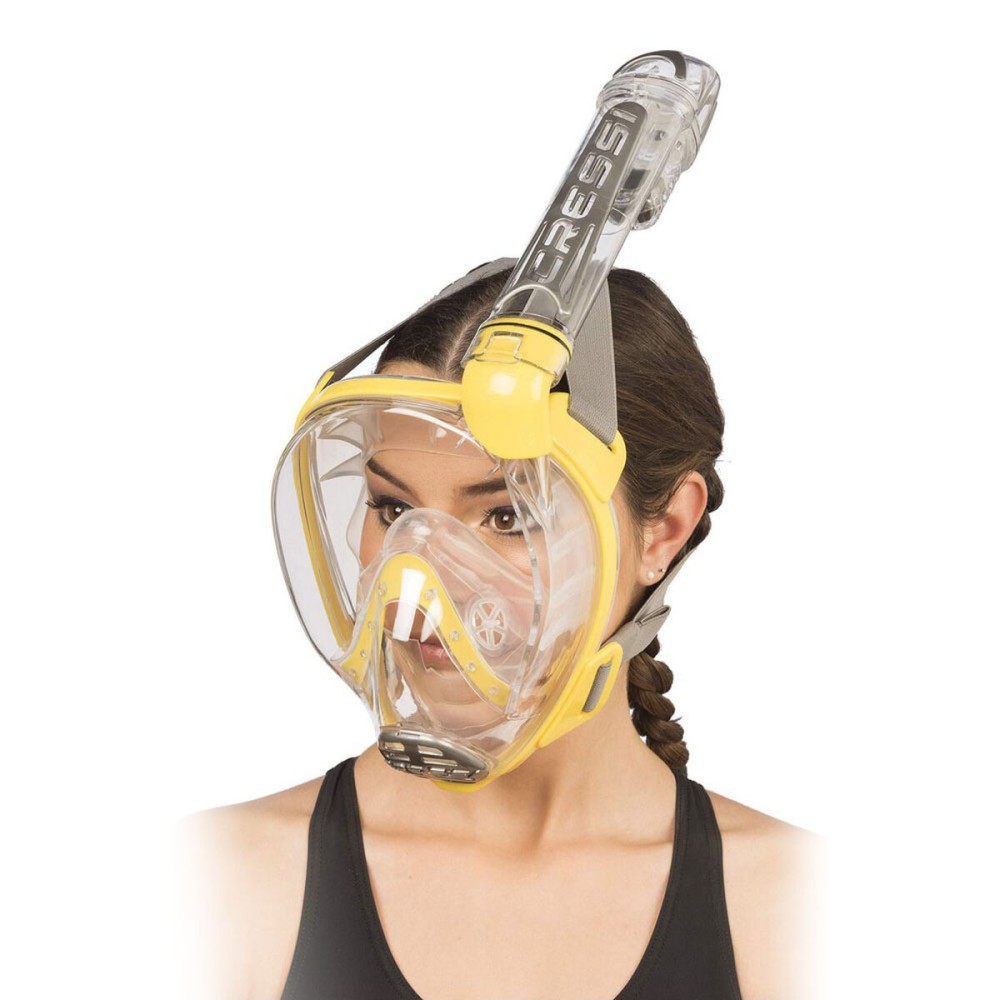 Masque Cressi-Sub Duke Jaune S/M Adultes