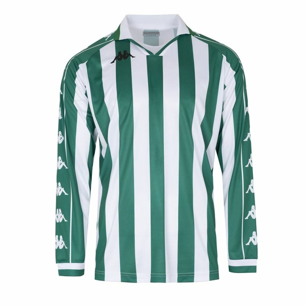 Kurzärmiges Fußball T-Shirt für Männer Kappa Onso Weiß grün