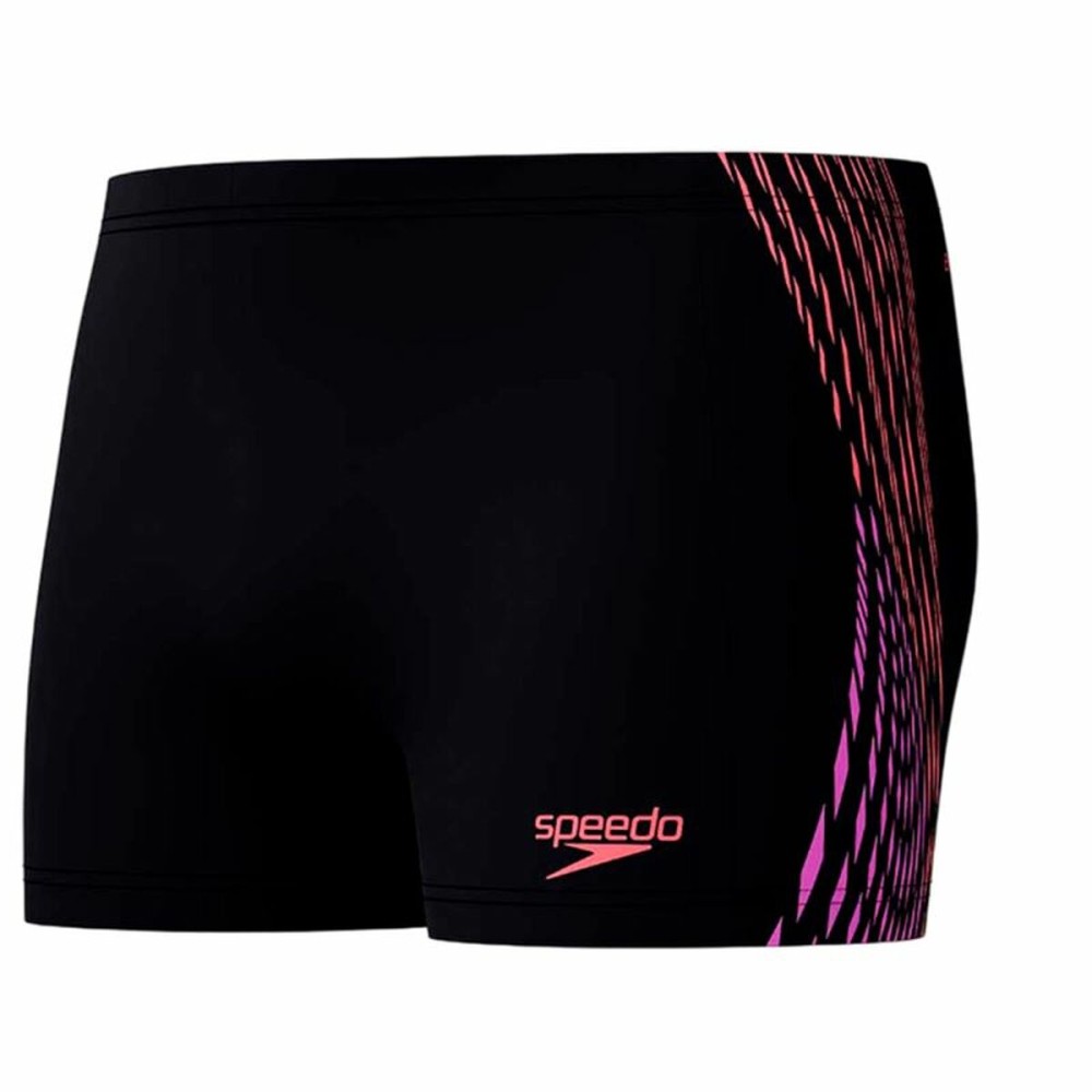 Herren Badehose Speedo Tech Panel Aquashort Schwarz