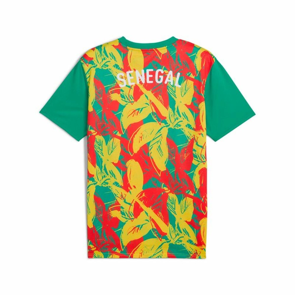 Maillot de Football à Manches Courtes pour Homme Puma Senegal Prematch Ss Vert