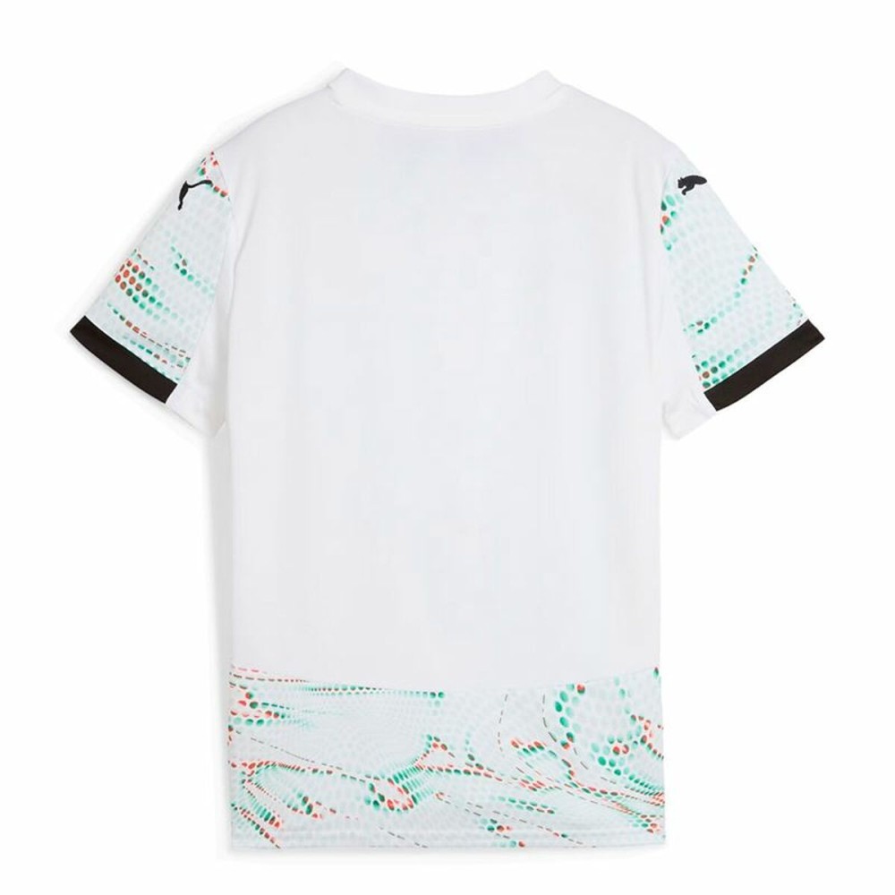 Maillot de Football à Manches Courtes pour Enfants Puma Portugal Away Repl Blanc