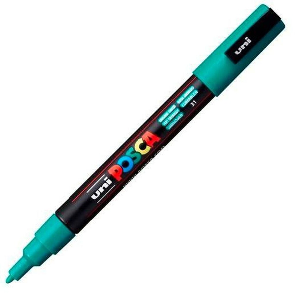 Marqueur POSCA PC-3M Vert émeraude (6 Unités)